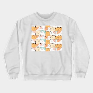 So fluff, too meow Crewneck Sweatshirt